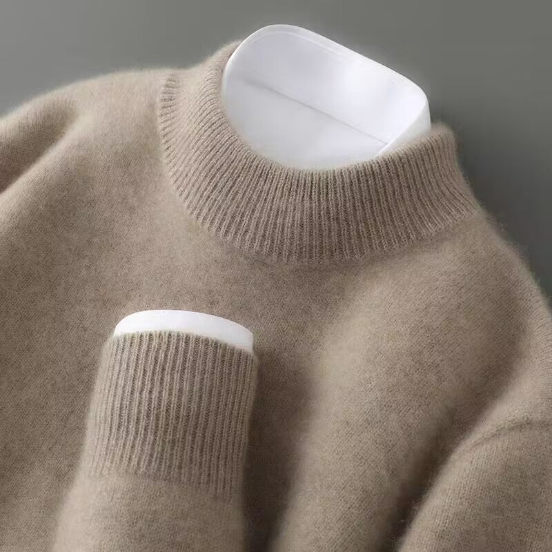 Alma - Eleganter Kaschmirpullover (Braun)