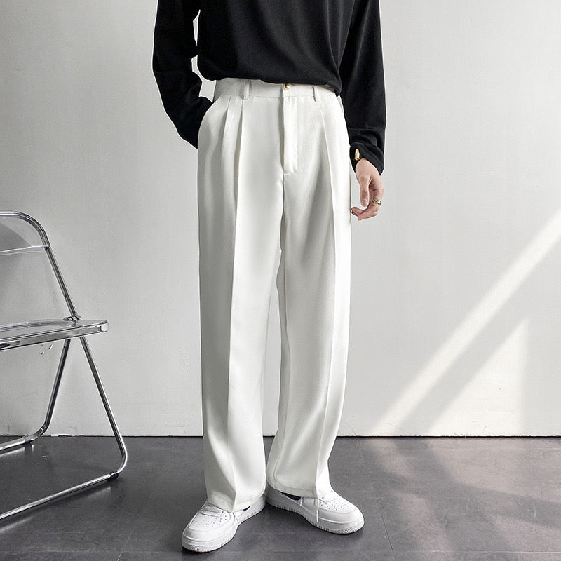 Tailored Straight-Leg Trousers