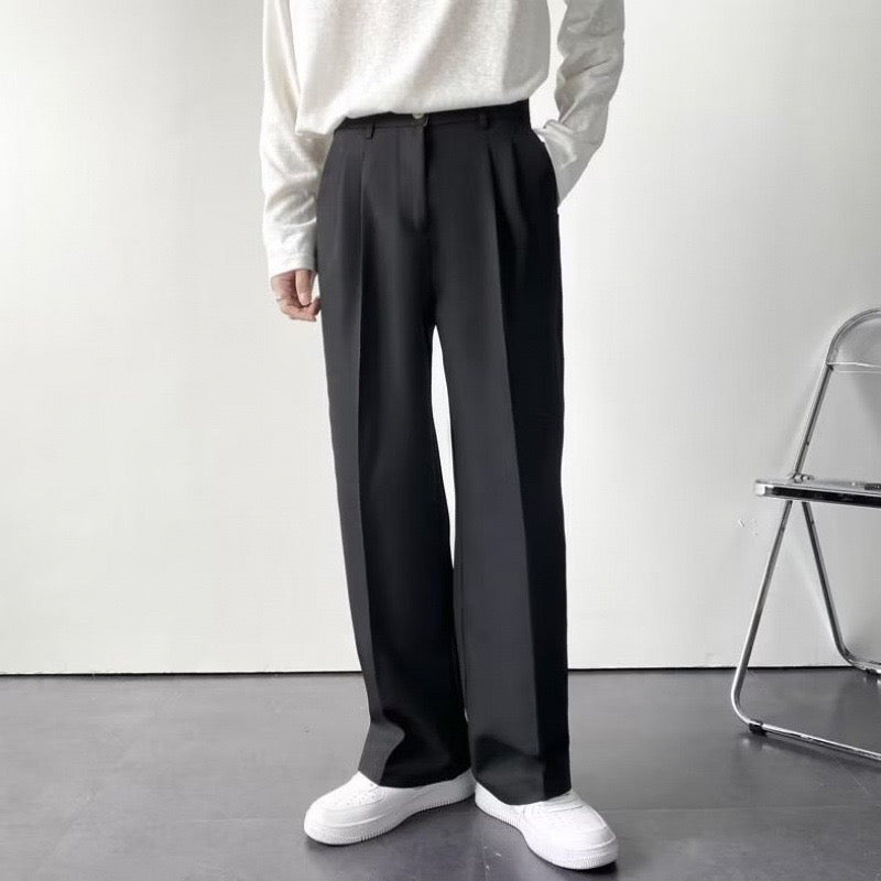 Tailored Straight-Leg Trousers