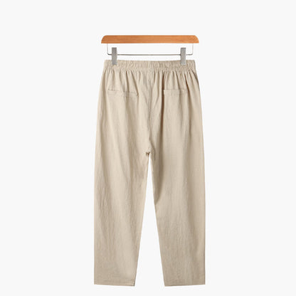 Relaxed Wide-Leg Linen Pants
