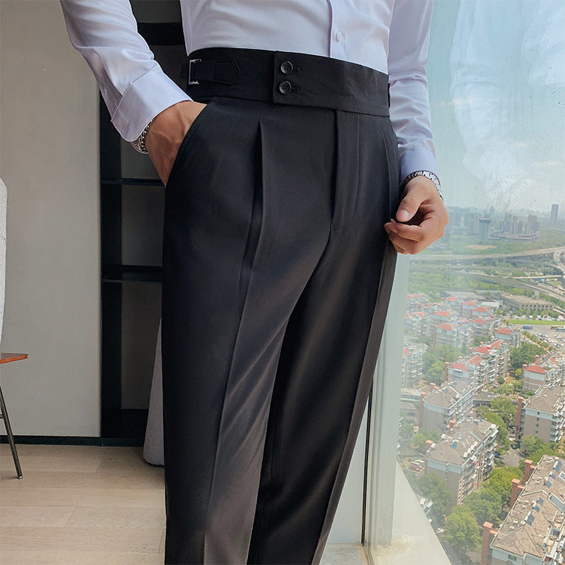 Slim Fit Tailored Trousers
