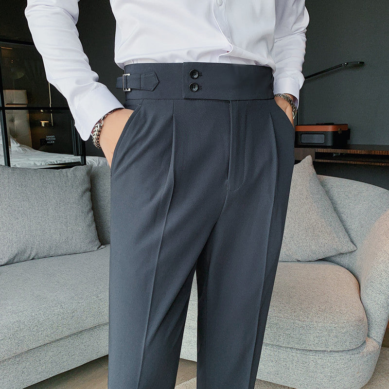 Slim Fit Tailored Trousers