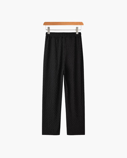 Cotton-Blend Jacquard Lounge Pants