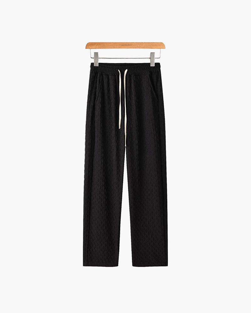 Cotton-Blend Jacquard Lounge Pants