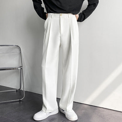 Tailored Straight-Leg Trousers