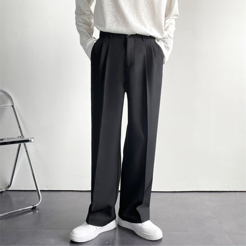 Tailored Straight-Leg Trousers