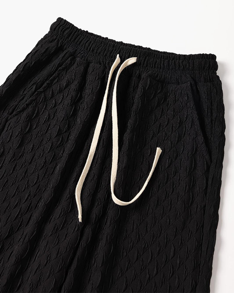 Cotton-Blend Jacquard Lounge Pants