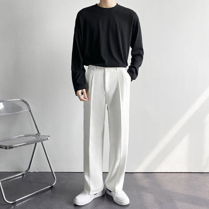 Tailored Straight-Leg Trousers