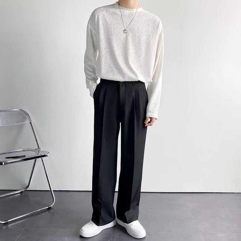Tailored Straight-Leg Trousers