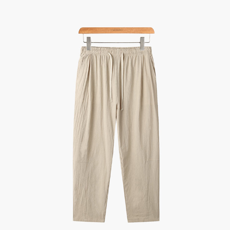 Relaxed Wide-Leg Linen Pants