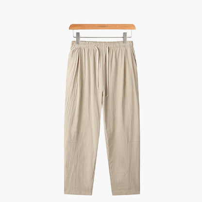 Relaxed Wide-Leg Linen Pants