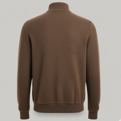 Wool Blend Full-Zip Jacket