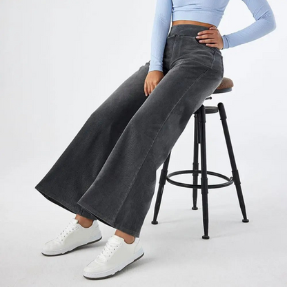 ComfortFit – Elastische und bequeme Hose mit hoher Taille