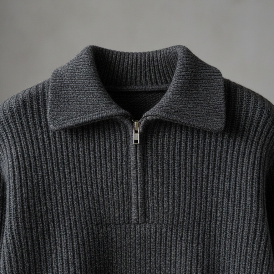 Quarter Zip Sweater