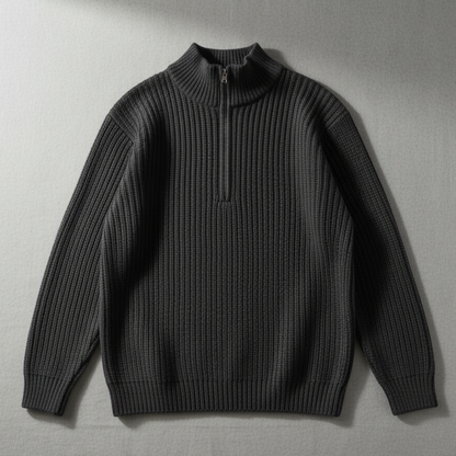 Half-Zip Knit Sweater