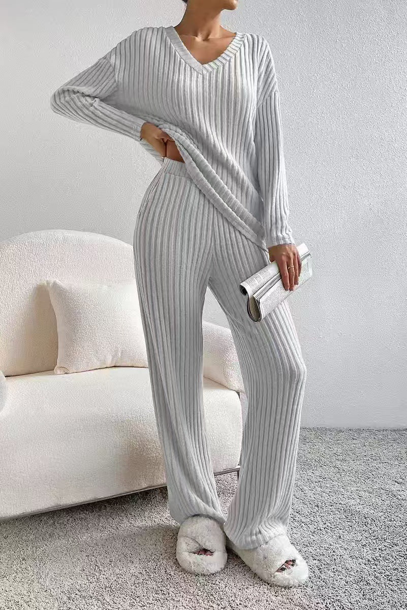 Alicia Ribbed Lounge Set