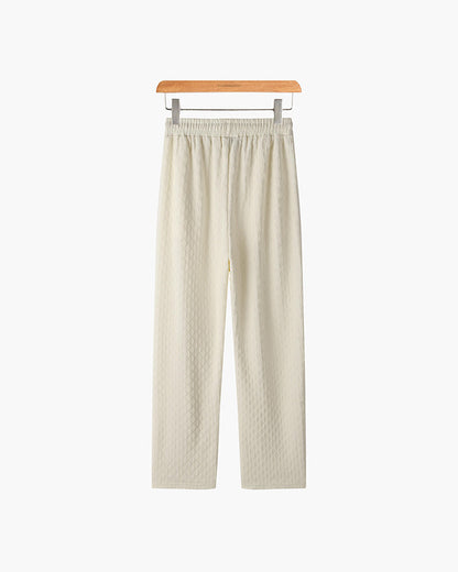 Cotton-Blend Jacquard Lounge Pants