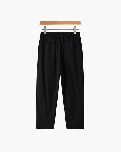 Relaxed Wide-Leg Linen Pants