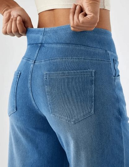 ComfortFit – Elastische und bequeme Hose mit hoher Taille