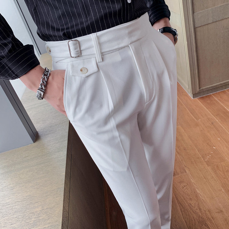 Slim Fit Tailored Trousers