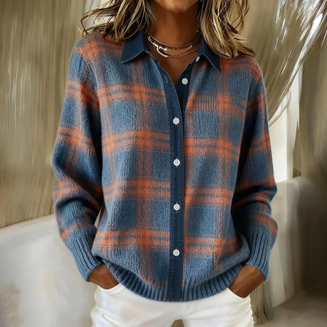 ZAFIRA – Lange, bequeme Strickjacke