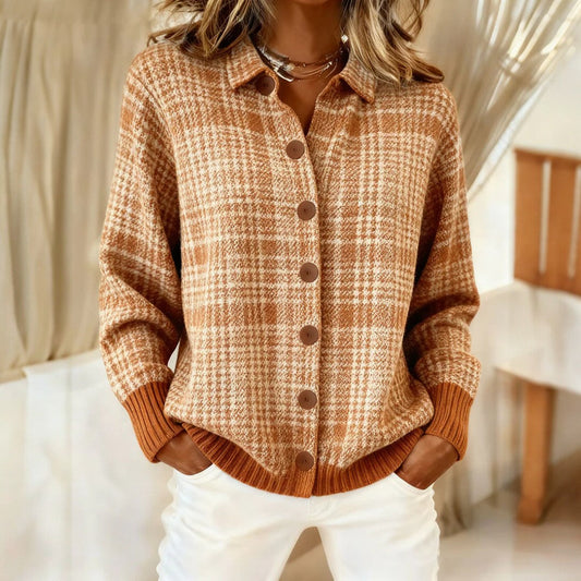 BEATRICE – Weicher Pullover mit warmen Karos